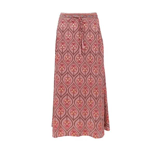 Black Colour - Luna nederdel - Powder tulip