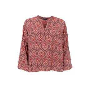 Black Colour - Luna Bluse - Powder tulip