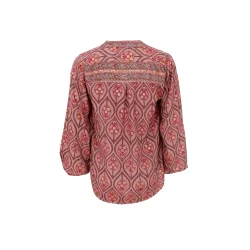 Black Colour - Luna Bluse - Powder tulip