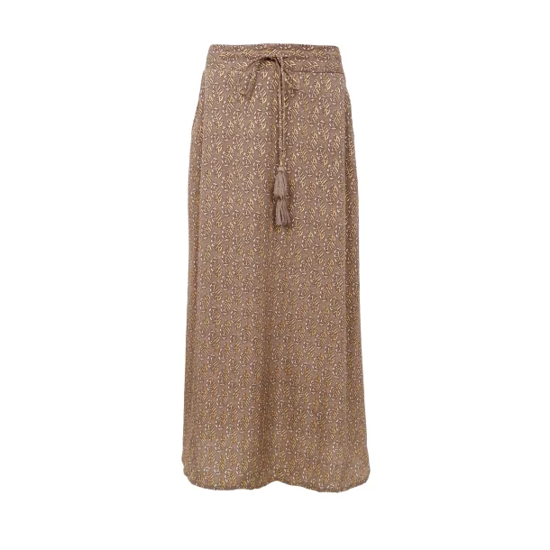 Black Colour - Luna Regular Nederdel - Taupe Mist