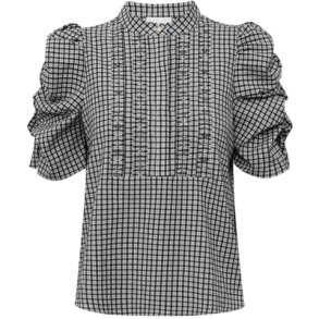 Gossia - Annsofi bluse - Black checks
