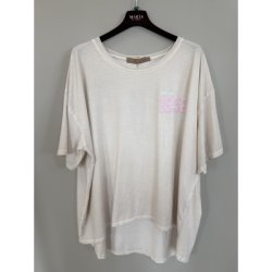 Marta - Raniella Tee - Beige - Onesize