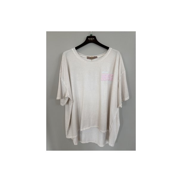 Marta - Raniella Tee - Beige - Onesize