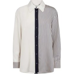 Gossia - Cecilie Skjorte - Navy Creme Stripes 