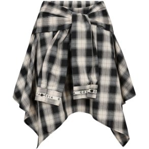 Gossia - Julla nederdel - Black checks