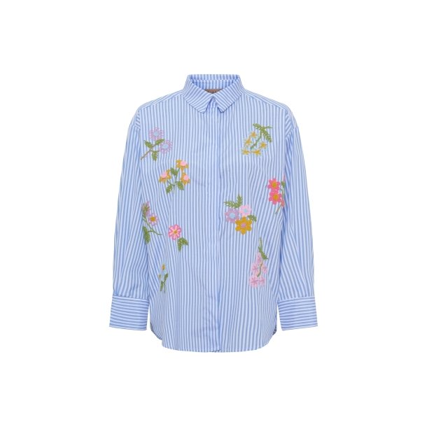 Marta - Judika Skjorte - Blue Stripe