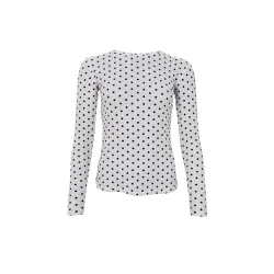 Black colour - Jennie prikket mesh - Off White