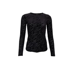 Black Colour - Zenia mesh - Black