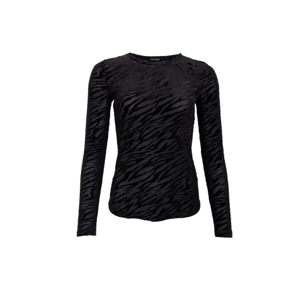 Black Colour - Zenia mesh - Black