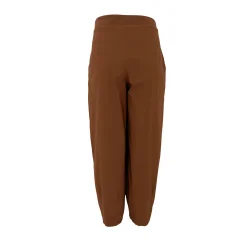 Black Colour - Davina Barrel Bukser - Hazelnut Brown