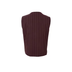 Black Colour - Oxford vest - Coffee