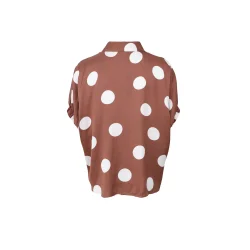 Black Colour - Mabel skjorte - Mocca dot - Onesize
