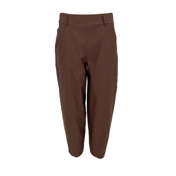 Black Colour - Beverly Barrel Bukser - Hazelnut Brown