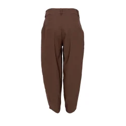 Black Colour - Beverly Barrel Bukser - Hazelnut Brown