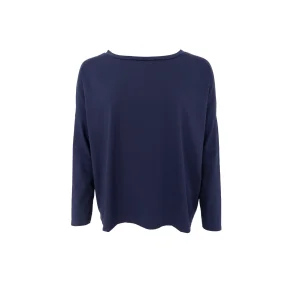 Black Colour - May Loose LS bluse - Navy