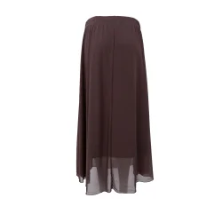 Black Colour - Annie Mesh Nederdel - Coffee