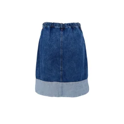 Black colour - Cizzy denim nederdel - Mid blue