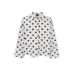 Black Colour - Ellie Skjorte jakke - White Dot - Onesize