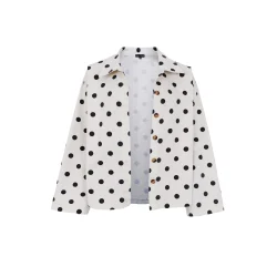 Black Colour - Ellie Skjorte jakke - White Dot - Onesize