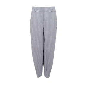 Black Colour - Milano Barrel Bukser - Grey Stripe