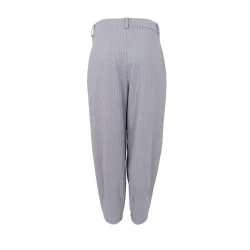 Black Colour - Milano Barrel Bukser - Grey Stripe