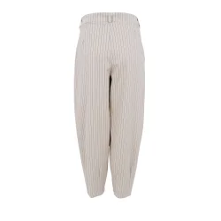 Black Colour - Milano Barrel Bukser - Kit Stripe