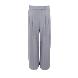Black Colour - Milano Wideleg Bukser - Grey Stripe