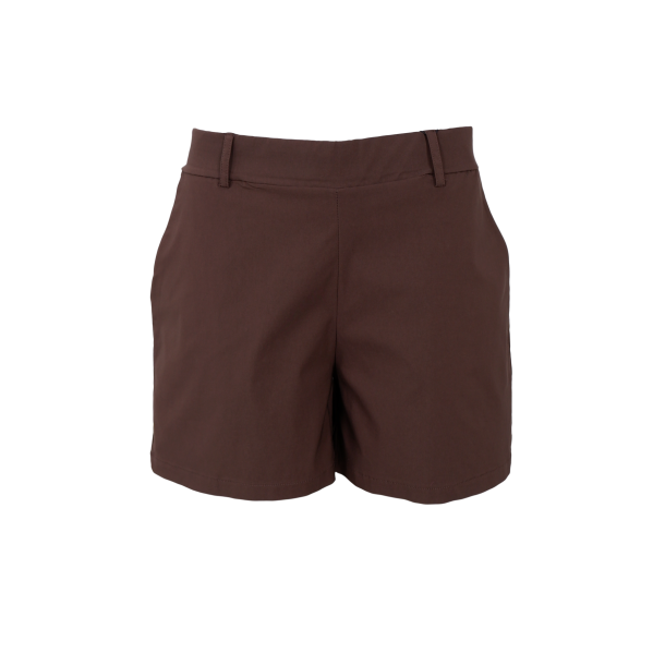 Black Colour - Beate Shorts - Coffee