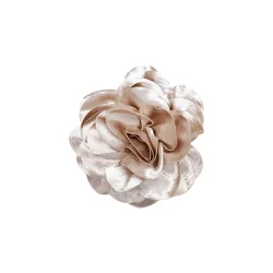 Black Colour - Sage Big Flower 2-in 1 - Brooch - Champagne - Onesize