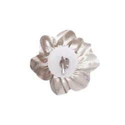 Black Colour - Sage Big Flower 2-in 1 - Brooch - Champagne - Onesize