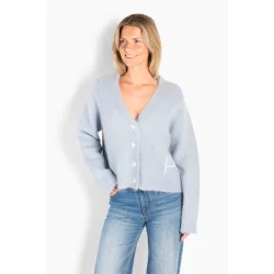H�st - Pernille Short Cardigan - Skyway