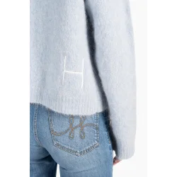 H�st - Pernille Short Cardigan - Skyway