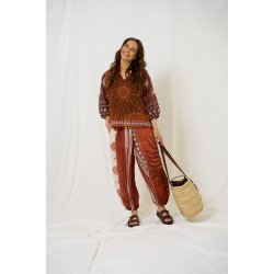 Marta - Fiorenza Pants - Brown
