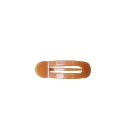 Black Colour - Sussi Transparent Hair Claw - Amber