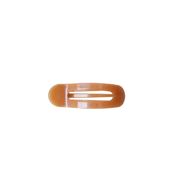 Black Colour - Sussi Transparent Hair Claw - Amber