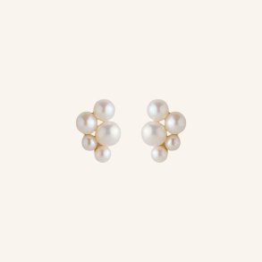 Pernille Corydon - Ocean Bay �restikker - Guld - 9,6mm 