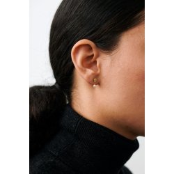 Pernille Corydon - Ocean Nature �restikker - Guld - 12mm 