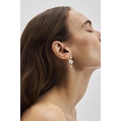 Pernille Corydon - Blossom �reringe - 28mm - Guld