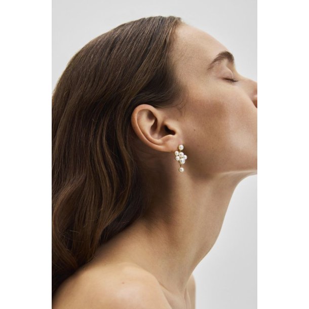 Pernille Corydon - Blossom �reringe - 28mm - Guld