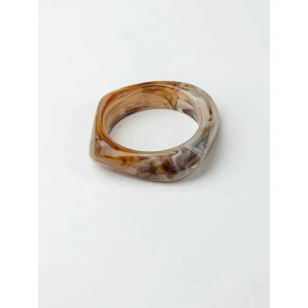 Bow 19 - Big square armb�nd - Light Brown