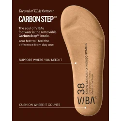 VIBAe - Wovan Leather sandaler - Cognac brown