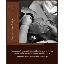 VIBAe - Wovan Leather sandaler - Cognac brown