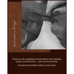 VIBAe - Amalfi Leather sandal - cognac brown