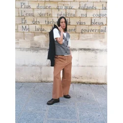 Heyanno - Full Herringbone Bukser - Foxtrot - Cropped