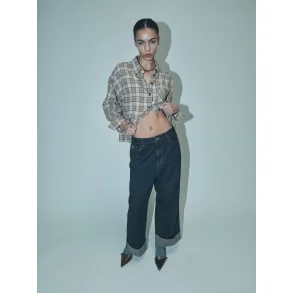 HeyAnno - Mirror Check Skjorte - Foxtrot