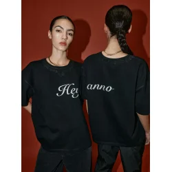 HeyAnno - Hey vintage tee - Black
