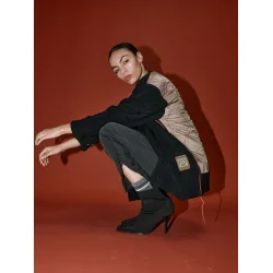 HeyAnno - Rich quilt cardigan - Black