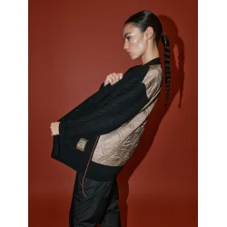 HeyAnno - Rich quilt cardigan - Black