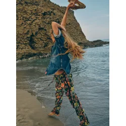 Heyanno - Note Loop Skjorte - Medium Washed Blue