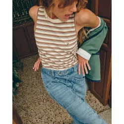 Heyanno - Era Stripe Top - Foxtrot